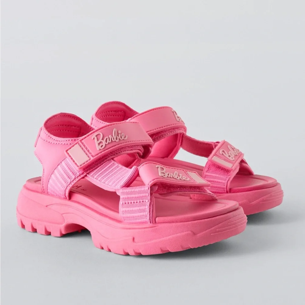 Zara - Barbie sandals, featuring prominent 